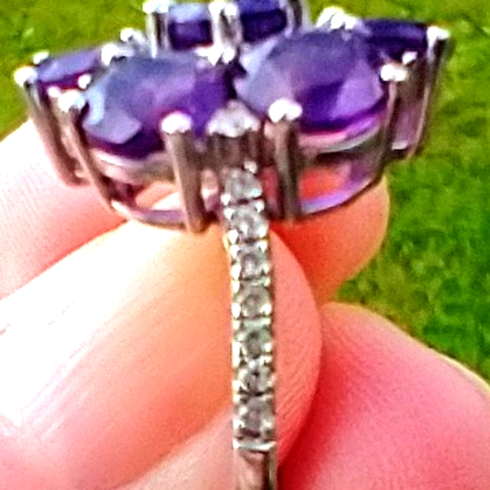 Amythest ring - Picture 3 of 5
